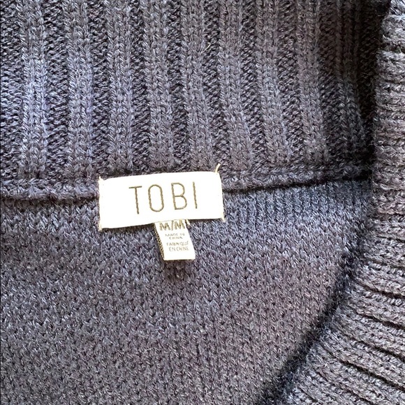 TOBI Women's Nice Cashmere V Shape Sweater Sz M - Picture 6 of 6